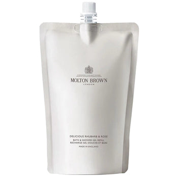 Delicious Rhubarb & Rose Bath & Shower Gel Refill 400ml