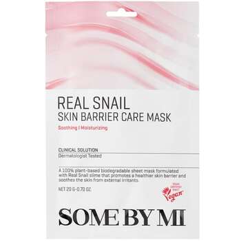 Real Snail Skin Barrier Care Mask - Strengthening sheet mask for skin regeneration 20.0g