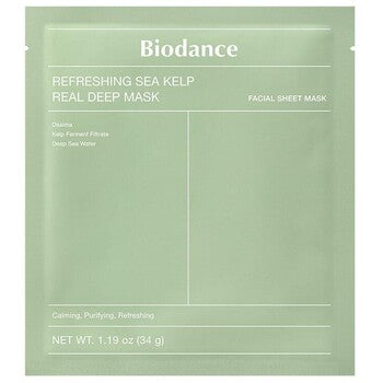 Refreshing Sea Kelp Real Deep Mask - soothing face mask 34.0g