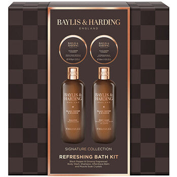 Refreshing Bath Kit ( black pepper & ginseng ) - gift set