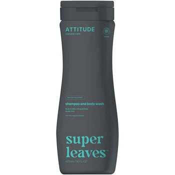 Super Leaves Shampoo and Body Wash - Přírodní pánský šampon proti lupům a tělové mýdlo 2v1 473ml