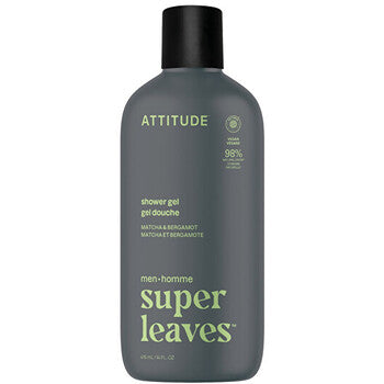 Super Leaves Matcha & Bergamot Shower Gel - Men's shower gel 415ml