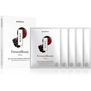 FermentBeauty Wine Mask Set - Sada anti-aging plátýnkových masek 20.0g