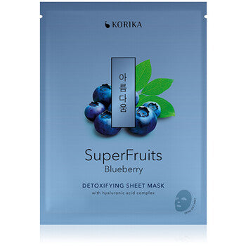 Superfruits Detoxifying Sheet Mask ( blueberry ) 25.0g
