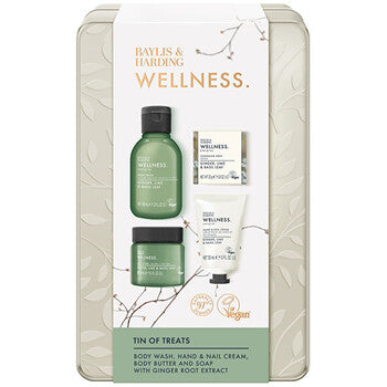 Wellness Tin Of Treats (Ginger, Lime & Basil) - Gift set