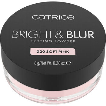 Bright & Blur Setting Powder - Sypký pudr 8 g 020 Soft Pink