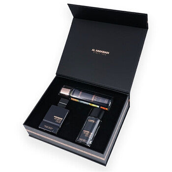 Amber Oud Private Edition Gift Set EDP 75 ml, EDP 30 ml and Body Veil 250 ml 75ml