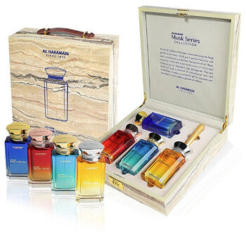 Musk Series Collection Gift Set EDP 4 x 100 ml and refillable bottle 400ml