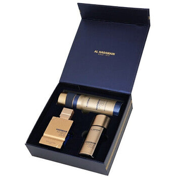 Amber Oud Bleu Edition Gift Set EDP 75 ml, EDP 30 ml and deospray 200 ml 75ml