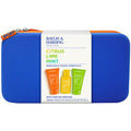 Man Wash Bag & Travel Essentials Set ( Citrus, Lime & Mint )