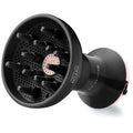 DIFFON Ion Ceramic Dual Voltage - Hair dryer with diffuser for curly hair