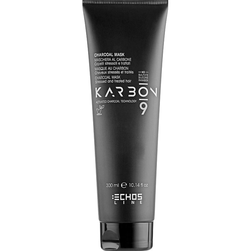 Karbon 9 Charcoal Mask - Maska pro barvené, chemicky ošetřené a zesvětlené vlasy 300ml