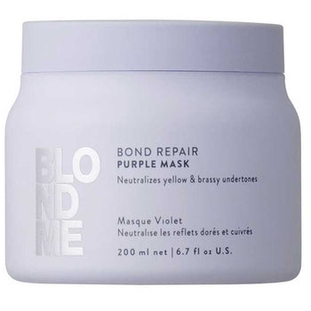 BlondMe Bond Repair Purple Mask - Neutralizing mask for blonde hair 200ml