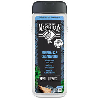 Minerals & Cedarwood Shower Gel - 4in1 shower gel 400ml