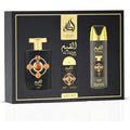 Al Qiam Gold Gift Set EDP 100, deospray 200 ml and EDP 20 ml 100ml