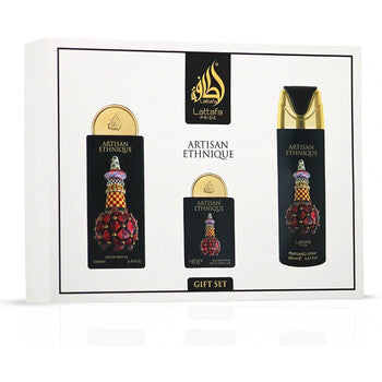 Artisan Ethnique Gift Set EDP 100 ml, deospray 200 ml and EDP 20 ml 100ml