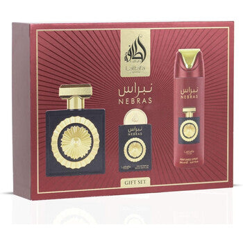 Nebras Gift set EDP 100 ml, deospray 200 ml and EDP 20 ml 100ml