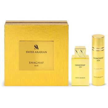 Shaghaf Oud Gift Set EDP 75 ml and Body Spray 75 ml 75ml