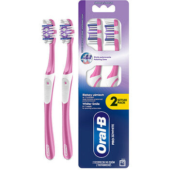 Pro-3D White Whitening Clean Medium Toothbrush - Toothbrush (2 pcs)