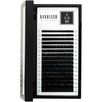 Volume Lashes 0.10 D - Artificial lashes 9 mm