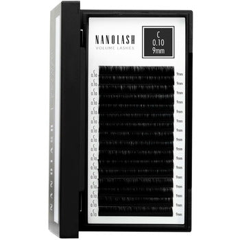 Volume Lashes 0.10 C - False eyelashes 10 mm