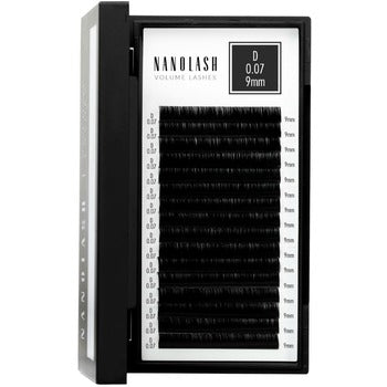 Volume Lashes 0.07 D - Artificial lashes 9 mm