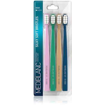 Toothbrush with soft bristles 4 pcs