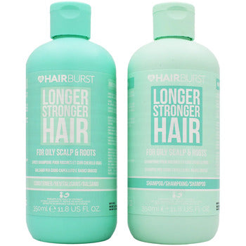 Longer Stronger Hair Oily Scalp & Roots Set - Sada na mastné vlasy 350ml