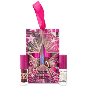 Pout Bomb Plumping Mini Lip Gloss Set Mauve - Gift set
