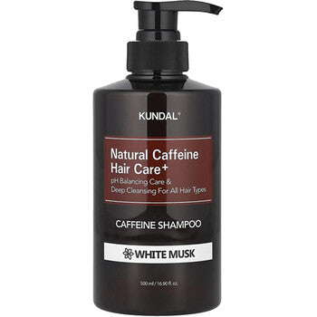 Natural Caffeine Hair Care+ White Musk Caffeine Shampoo 500ml