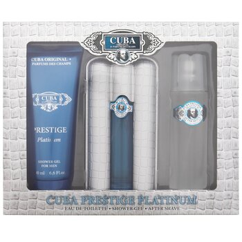Prestige Platinum Gift Set EDT 90 ml, shower gel 200 ml and After Shave (aftershave) 100 ml 90ml