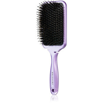 Boar Bristle Paddle Hairbrush ( Metalická lila ) - Plochý kartáč
