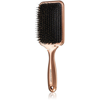 Boar Bristle Paddle Hairbrush ( Bronzový ) - Plochý kartáč
