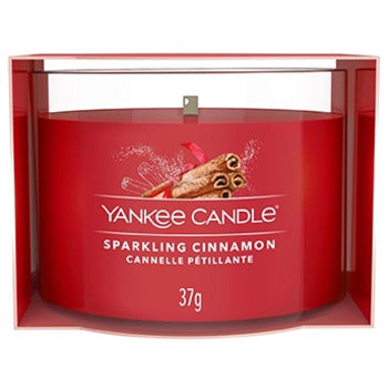 Sparkling Cinnamon ( třpytivá skořice ) - Votivní svíčka ve skle 37.0g