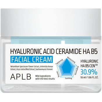 Hyaluronic Acid Ceramide Ha B5 Facial Cream - Hydratační pleťový krém 55ml