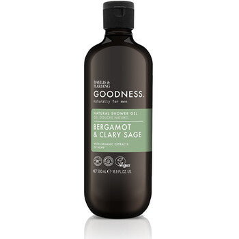 Goodness Mens Shower Gel ( Bergamot & Šalvěj ) - Pánský sprchový gel 500ml