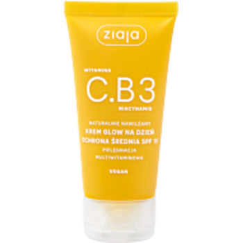Vitamin C.B3 Niacinamide Glow Day Cream SPF 15 - Energizující denní krém pro okamžité probuzení 50ml