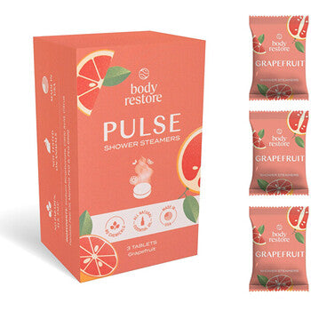 Grapefruit Shower Steamers Set ( Grapefruit ) - Sada aromatických tablet do sprchy 3.0ks