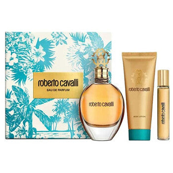 Roberto Cavalli Dárková sada EDP 75 ml, tělové mléko 100 ml a miniaturka EDP 15 ml 75ml