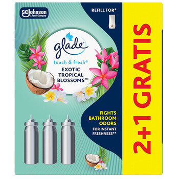 Touch & Fresh Exotic Tropical Blossoms 2+1 - Sada náplní do osvěžovače vzduchu