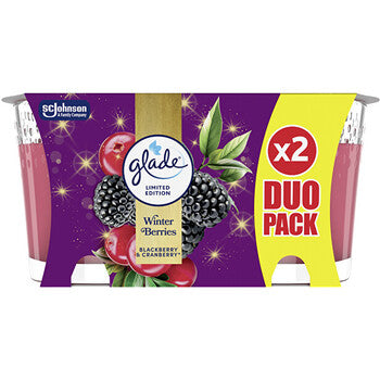 Winter Berries Duo Candle - Sada vonných svíček 112.0g