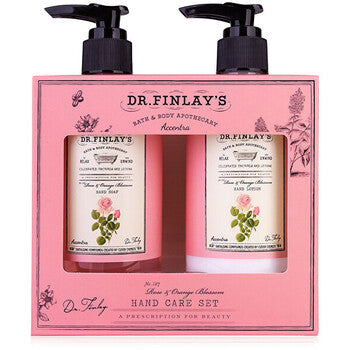Rose & Orange Blossom Dr. Finlay`s Hand Care with Pump - Dárková sada péče o ruce s pumpičkou