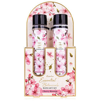 Cherry Blossom Essential Botanicals Body Care Set - Dárková sada ve zkumavkách