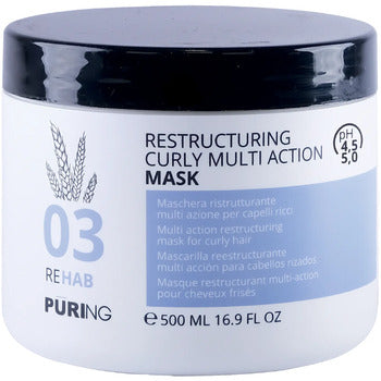 03 Rehab Restructuring Curly Multi Action Mask - Intenzivní hydratační maska pro kudrnaté, vlnité a krepaté vlasy 500ml