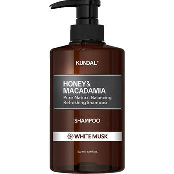 Honey & Macadamia White Musk Pure Natural Balancing Refreshing Shampoo - Hydratační šampon 500ml