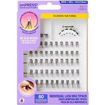 imPRESS Individual Lash Multipacks 01 - Trsové řasy