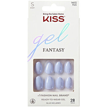 Gel Fantasy Day 1 Blue - Nalepovací nehty ( 28 ks )