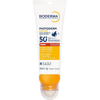 Duo Ski Face Cream + Lip Stick SPF 50+ - Opalovací krém a balzám na rty 20ml