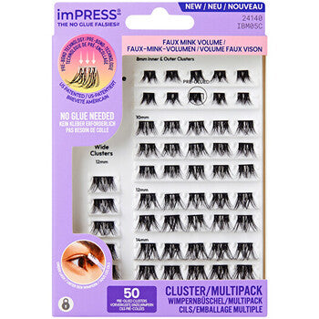 imPRESS Pre-glued Cluster Multi 05 - Trsové řasy
