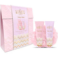 Orange &amp; Ylang Ylang Shower Set ( Pomeranč &amp; Ylang Ylang ) - Dárková sada péče o tělo s houbičkou